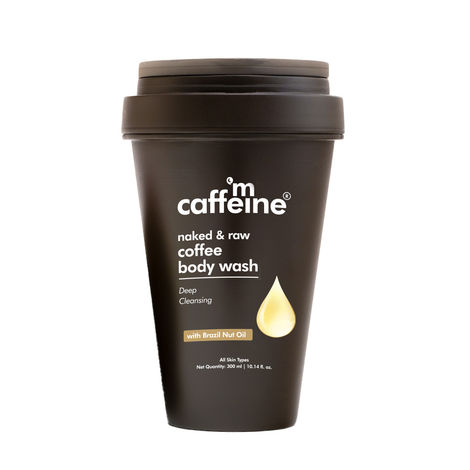 Buy mCaffeine Coffee Body Wash with Vitamin E for Deep Cleansing and Hydration (300 ml)-Purplle
