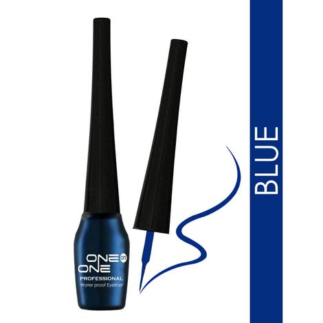 Buy ONE on ONE Waterproof Eyeliner, Blue (5 ml)-Purplle