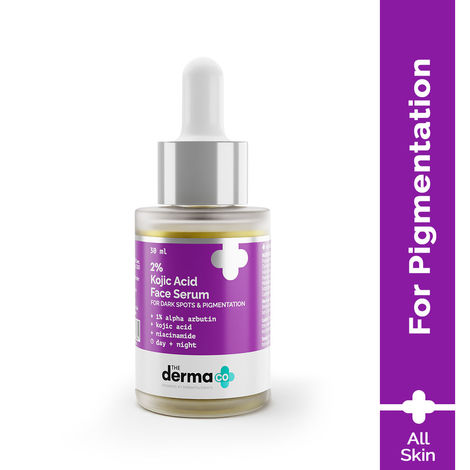 Buy The Derma Co. 2% Kojic Acid Face Serum with 1% Alpha Arbutin & Niacinamide For Dark Spots & Pigmentation - 30 ml-Purplle