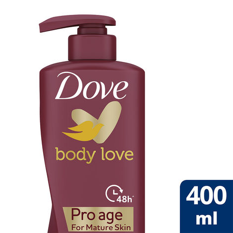 Buy Dove Body Love Pro Age Body Lotion for Mature Skin Paraben Free, 400 ml-Purplle
