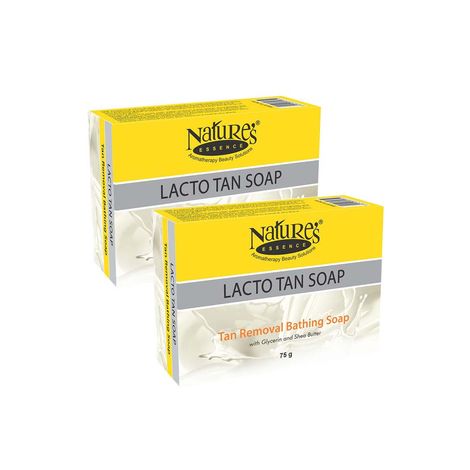 Buy Nature's Essence Lacto Tan Soap, 75gm Pack of 2-Purplle