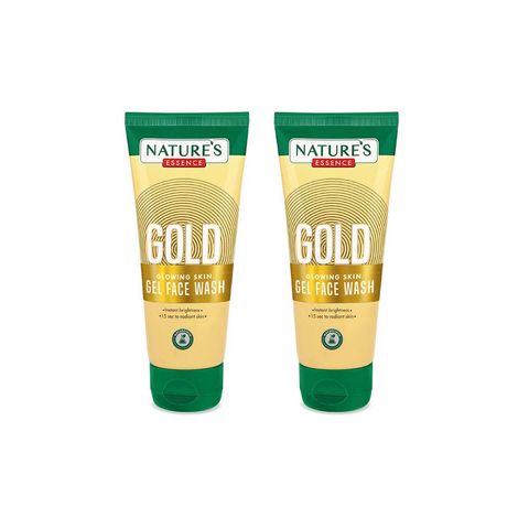 Buy Nature's Essence Gold Glowing skin gel face wash Pack of 2-Purplle