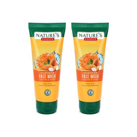 Buy Nature's Essence nourishing face wash Almond & Honey Pack of 2-Purplle