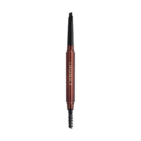 Buy Charmacy Milano Intense Eyebrow Filler (Black) - 0.3g, Natural Brows, Built in Spoolie Brush, Dual Function, Sweat Resistant, Triangular Pencil Tip, Eyebrow Expert, Vegan, Cruelty Free, Non-Toxic-Purplle