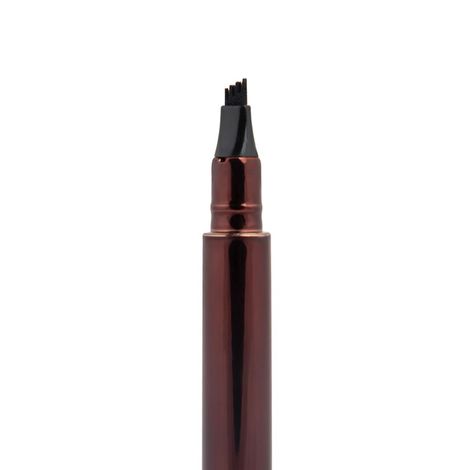 Buy Charmacy Milano Ultra-Thin Stroke Eyebrow Pen (Black) - 0.6 ml, Waterproof, SmudgeProof, Natural Brows, Mimics Natural Hair, Defined Hair Stroke, Micro Precision, Long Lasting, Easy to Use, Vegan, Cruelty Free-Purplle
