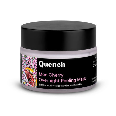 Buy Quench Botanics Mon Cherry Overnight Peeling Mask (50 ml)-Purplle