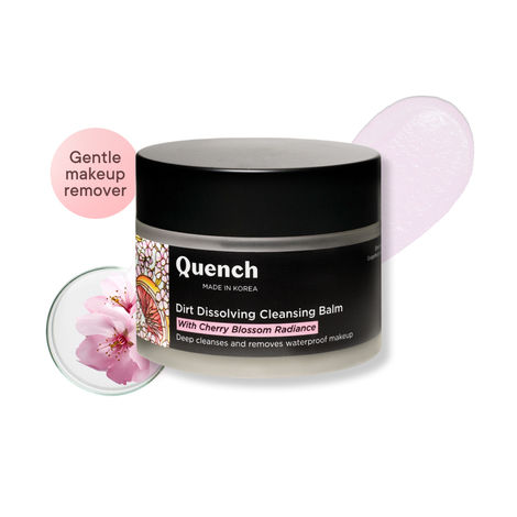 Buy Quench Botanics Salicylic Acid Cleansing Balm With Cherry Blossom & Pearl Extracts (Makeup Remover) - 50 ml-Purplle