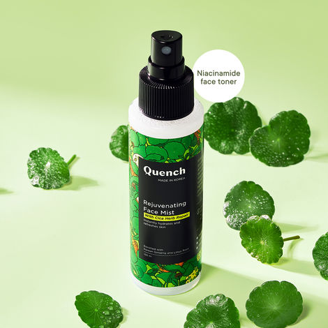 Buy Quench Botanics Niacinamide Face Mist & Toner With Cica For Rejuvenation, Hydrating & Soothing - 100 ml-Purplle
