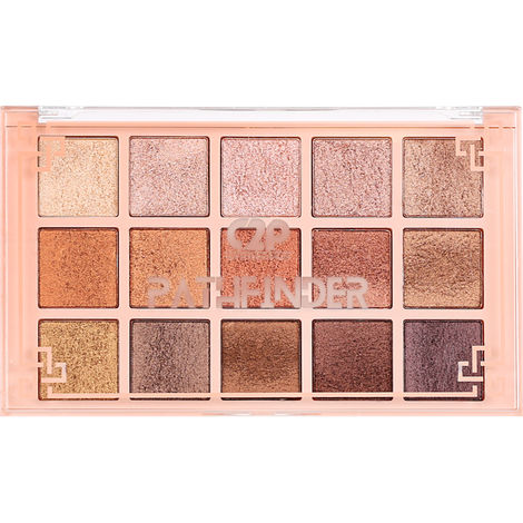 Buy C2P Pro Pathfinder 15 Color Eye Shadow Palette - Burned Almond 06 3.5 gm-Purplle