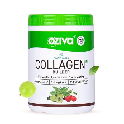 Buy OZiva Plant Based Collagen Builder for Brighter & Youthful Skin, Classic (250 gm)-Purplle