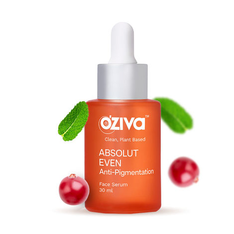 Buy OZiva Absolut Even Anti-Pigmentation Face Serum (with Phyto Niacinamide, Alpha Arbutin & Peony) for 53X Pigmentation Reduction-Purplle