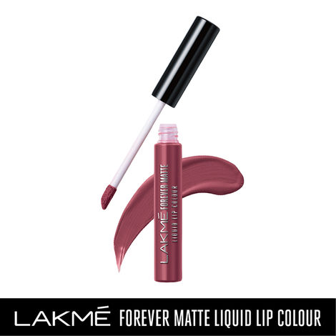 Buy Lakme Forever Matte Liquid Lip Colour - Nude Pink (5.6 ml)-Purplle