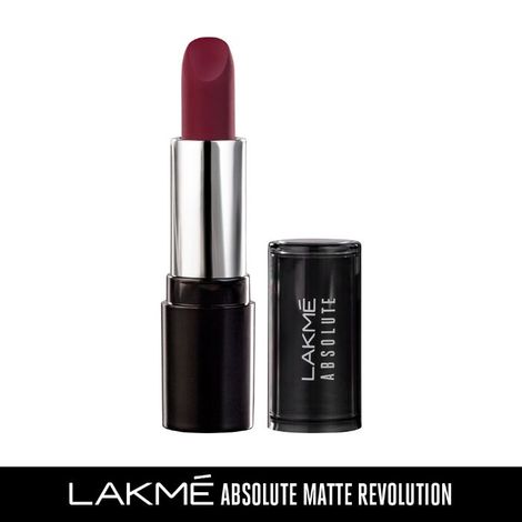 Buy Lakme Absolute Matte Revolution Lip Color - Burgundy Blast 502 (3.5 gm)-Purplle