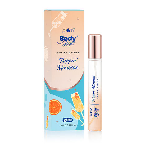 Buy Plum BodyLovin' Trippin' Mimosas Eau De Parfum| Long Lasting & Premium Citrusy Fragrance | Luxury Perfume For Women & Men | Grapefruit, Berries & Vanilla Notes | Travel-Friendly | High On Fun (15 ml)-Purplle