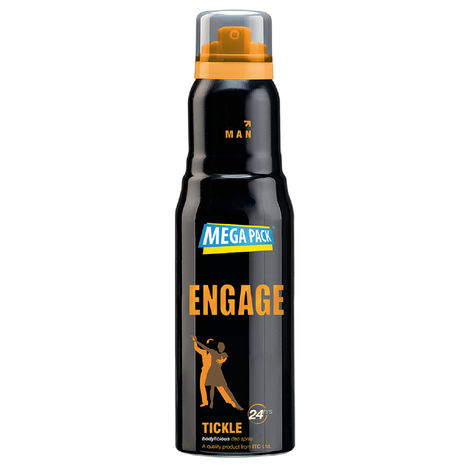 Buy Engage Tickle Deodorant for Men, 220ml-Purplle