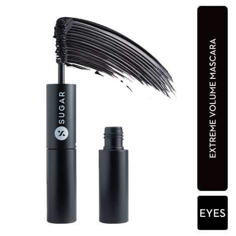 Buy SUGAR Cosmetics - Double Date - Extreme Volume Mascara - 01 Blackjack (Black Mascara)- Ultra-Thick Mascara for Dramatic Eyelashes, Transfer Proof, Lasts Up To 24 Hours-Purplle
