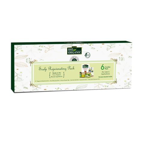 Buy Indus Valley Bio Organic Scalp Rejuvenating Gift Pack DIY Kit Combo of 6-Purplle