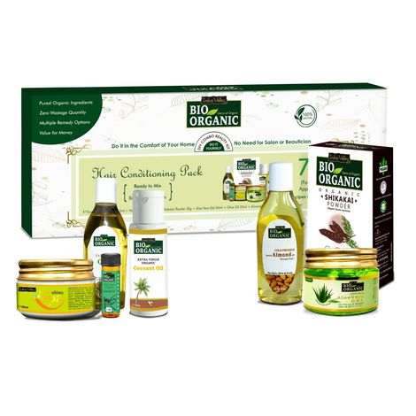 Buy Indus Valley Bio Organic Hair Conditioning Gift Pack DIY Kit-Purplle