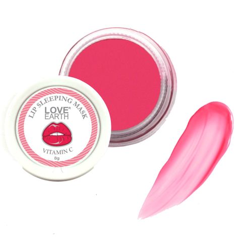 Buy Love Earth Lip Sleeping Mask With Vitamin C & Essential Oils For Soft, Long-Losting, Moisturised & Supple Lips-Purplle