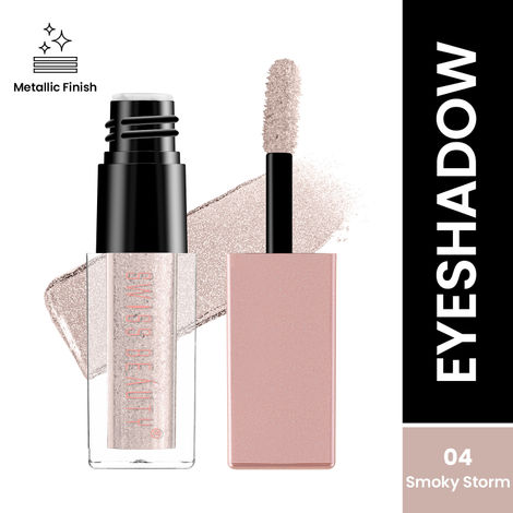 Buy Swiss Beauty Metallic Liquid Eyeshadow - 04 Smoky Storm (3 ml)-Purplle