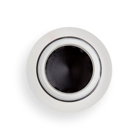 Buy Revolution Gel Eyeliner Pot With Brush - Black-Purplle