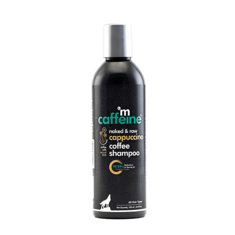 Buy mCaffeine Anti-Dandruff Cappuccino Coffee Shampoo | Reduces Scalp Dryness, Itchiness & Flakiness with Natural AHA and Cinnamon | Controls Excess Oil | SLS and Paraben Free | For All Hair Types| 250ml-Purplle