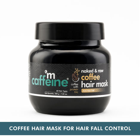 Buy mCaffeine Coffee Hair Mask for Hair Fall Control | Nourishes and Controls Frizz with Protein Trio and Pro-Vitamin B5 | For Strong & Shiny Hair | SLS and Paraben Free | 200 ml-Purplle