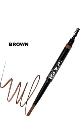 Buy Me-ON Pro Brow me Up Eyebrow Definer Pencil Shade# Brown 1 Pc-Purplle
