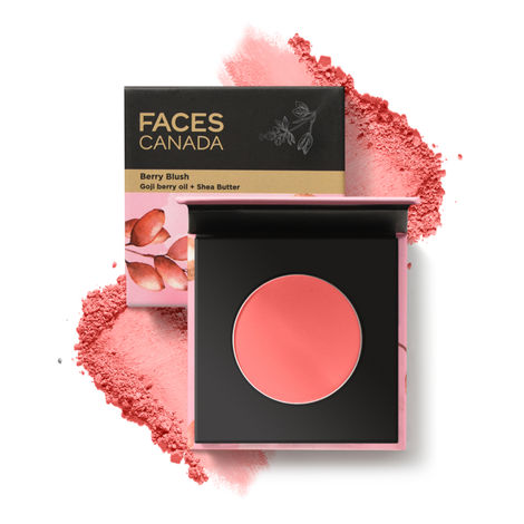 Buy Faces Canada Berry Blush | Sun kissed orange | Mattifying & Long Lasting| Lightweight| Hop to the beach Core Range Coral Core Range-Purplle