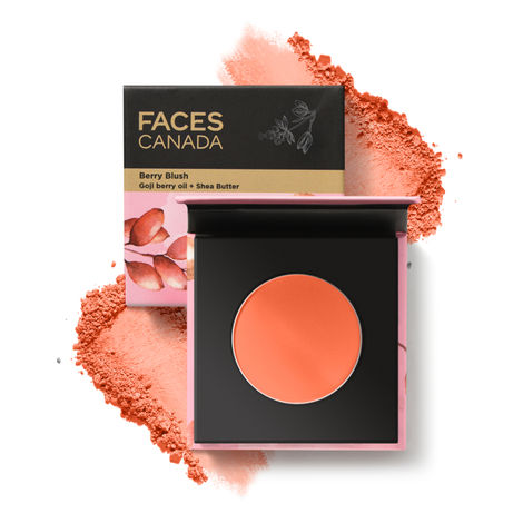 Buy Faces Canada Berry Blush | Peach | Mattifying & Long Lasting| Lightweight| Call me honey Core Range Peach Core Range-Purplle