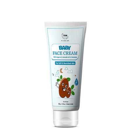 Buy TNW - The Natural Wash Moisturizing Baby Face Cream for Soft Skin | Baby Face Cream with Natural Ingredients | Suitable for 0-10 years-Purplle