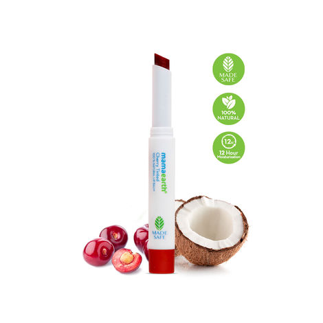 Buy Mamaearth Cherry Tinted 100% Natural Lip Balm for Women with Cherry and Coconut Oil (2 g)-Purplle