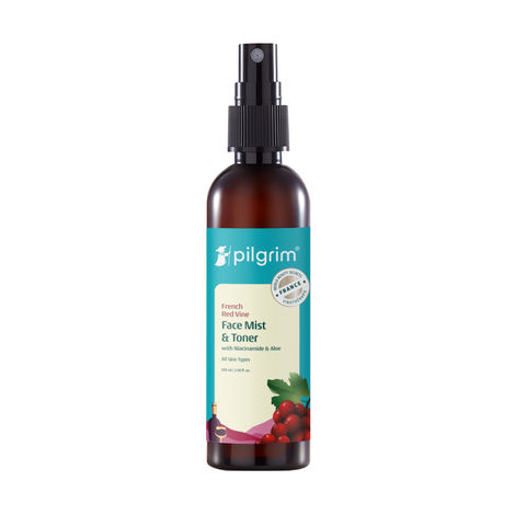 Buy Pilgrim Red Vine Face Mist & Toner With Niacinamide & Aloe (100 ml)-Purplle