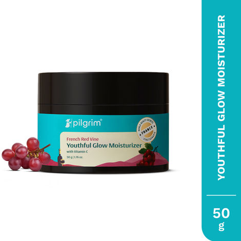 Buy Pilgrim Red Vine Face Cream SPF 30 with Vitamin C & Rosehip Oil | Firm & Radiant Skin, Sun Protection PA+++, Daily Use, Men & Women (50 gm)-Purplle