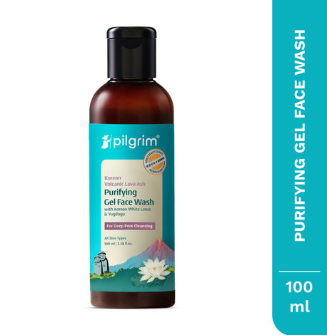 Buy Pilgrim Volcanic Lava Ash Face WashA pollution proof skin, 100 ml-Purplle