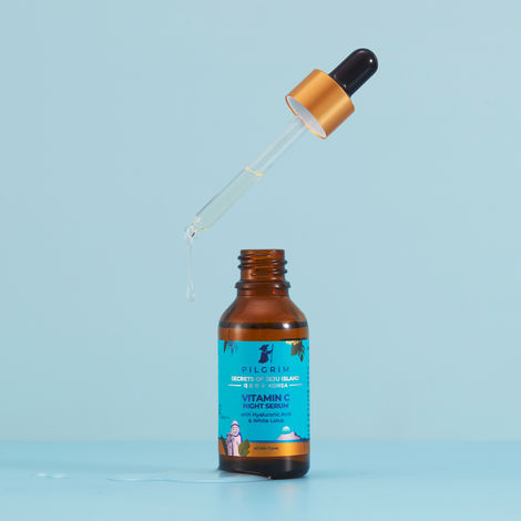 Buy Pilgrim Natural Vitamin C Face Serum (20%)With Hyaluronic acid & kakadu plum, All skin type (30 ml)-Purplle