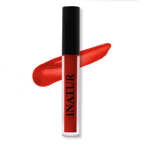 Buy Inatur Lip Gloss - Cheeky Red (2 ml)-Purplle