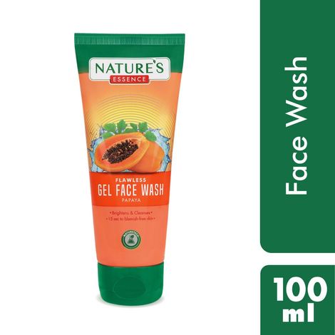 Buy Nature's Essence Flawless Gel Face Wash Papaya (100 ml)-Purplle