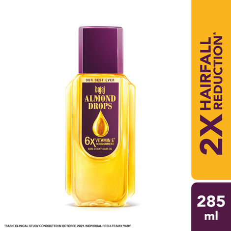 Buy Bajaj Almond Drops Hair Oil (285 ml)-Purplle