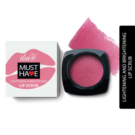 Buy Iba Must Have Lightening & Brightening Lip Scrub for Dry Lips, Chapped & Smoker Lips | Enriched with Shea Butter & Rosehip Oil For Exfoliate Lips, Nourishes & Reduce Pigmentation | Vegan & Cruelty Free | Paraben & Sulfate Free, 8g-Purplle