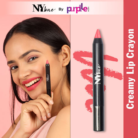 Buy NY Bae Mets Matte Lip Crayon - Swing Like Me 8 (2.8 g) | Pink | Creamy Matte | Long Lasting Crayon Lipstick | Moisturizing |  SPF Protection-Purplle