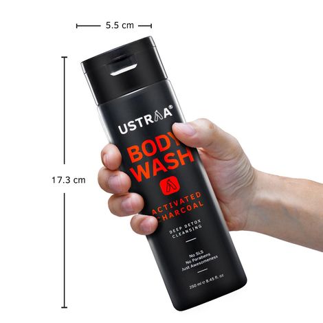 Ustraa Machine Ustraa Body Wash - Activated Charcoal (250 ml)