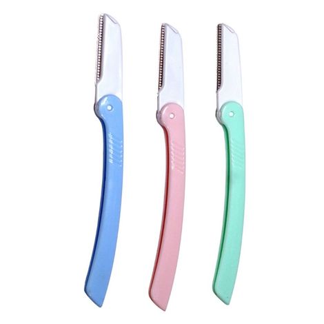 Buy Beautiliss Folding Face and Eyebrow Razor colour may vary - 1 pc - color may vary-Purplle