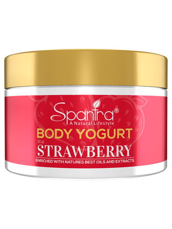 Buy Spantra Strawberry Body Yogurt (250 gm)-Purplle