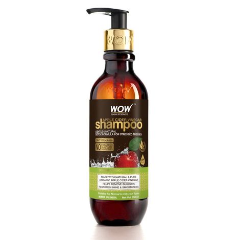 Buy WOW Skin Science Apple Cider Vinegar Shampoo - Restores Shine & Smoothness - No Parabens, Sulphates & Silicones - 250mL-Purplle