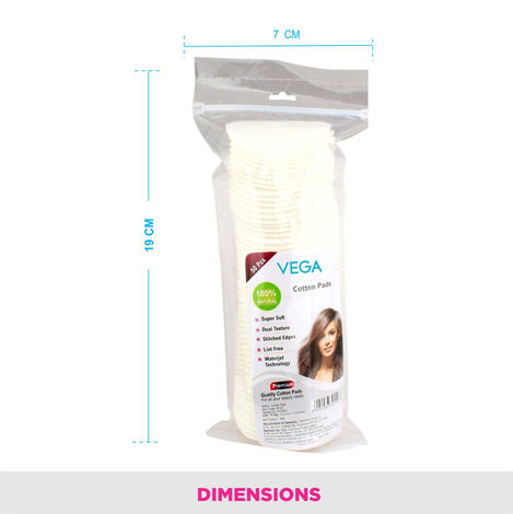 Buy VEGA Cotton Pad (Pack of 50) (CP-01)-Purplle