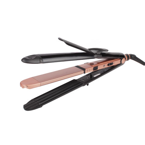 Buy Vega 3 in 1 Keratin Hair Styler (India's No.1* Hair Styler Appliance Brand) Straightener, Curler and Crimper (VHSCC-03), Rose Gold-Purplle