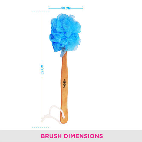 Buy VEGA Wooden Handle Bath Brush (BA-1/6) ( Color May Very ) - 1 Pc-Purplle