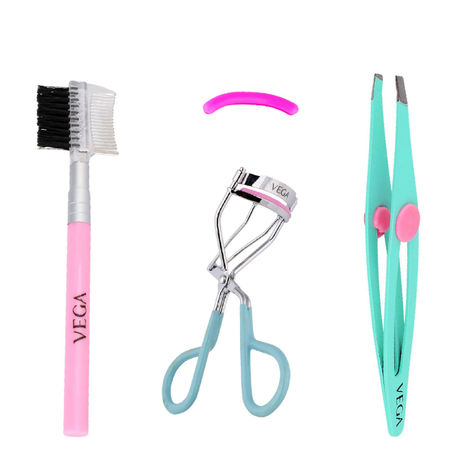 Buy VEGA Eyelash & Brow Set (Set of 3 Tools) (EBS-01)-Purplle