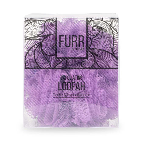 Buy FURR By Pee Safe Exfoliating Loofah | Gentle & Hypoallergenic (1N)-Purplle